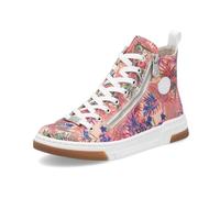 Rieker Sneaker alta blu cobalto / lime / rosé / rosa antico Donna Rieker 42