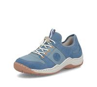 Rieker Sneaker da donna Slip-On L0593, scarpe basse da donna, inserto sciolto, Blu 12., 41 EU