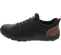 Rieker Sneaker basse da uomo con suola Highflex e lacci, 08150, Nero , 44 EU