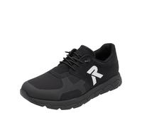 Rieker 09100, Sneaker Basse Uomo, Nero, 43 EU