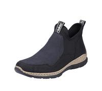 Rieker N3275, Stivali Chelsea Donna, Nero, 40 EU