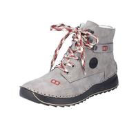 Rieker Stivaletti Donna Piattaforma Cuciture Ornamentali Caldo Foderato 51544