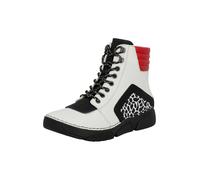 Rieker Stivaletto stringato écru / rosso / nero Donna - PROMO - Scarpe - Stivaletti - Stivaletti stringati Rieker 37