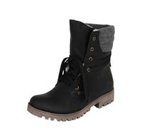 Rieker Stivaletto stringato nero Donna Rieker 38