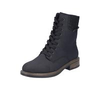 Rieker 71460, Stivali Stringati Donna, Nero, 41 EU