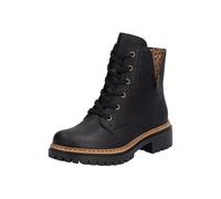 Rieker 72617, Stivali Stringati Donna, Nero, 38 EU