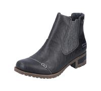 Rieker Stivali Chelsea da donna 70354, Nero, 37 EU