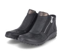 Rieker Stivali corti da donna 59558, Nero, 41 EU