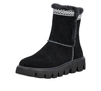Rieker Stivali corti da donna W2075, Nero 00., 38 EU