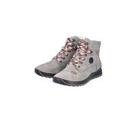 Rieker Stivali Da Donna Con Lacci Stivaletti Stivali Foderati 51544-64 Grigio