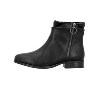Rieker Stivali Donna Neri in Vera Pelle Con Zip, Taglia 38 39 40 41