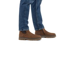 Rieker Stivali Rieker con elastico e cerniera interna uk11eu45 Marrone