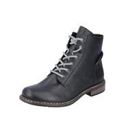 Rieker Stivali stringati da donna 71230, Nero, 41 EU