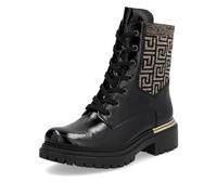 Rieker Stivali stringati da donna 72607, stivaletti da donna, Nero Combi 00, 43 EU
