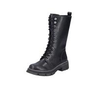 Rieker Stivali stringati da donna, 91440, nero, 38 EU, Nero, 38 EU