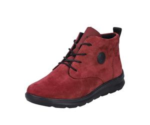 Rieker Stivali stringati da donna Z0022, Rosso 35, 42 EU