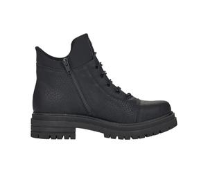 Rieker - Stivali stringati di media altezza - - Shoes - Donna - Nero - 40 EU