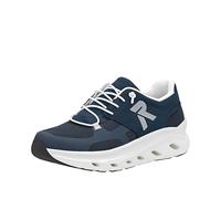 Rieker U3500, Sneaker Low Uomo, Blu, 45 EU