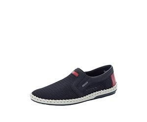 Rieker Uomo B4554Slipper, Blu, 45 EU