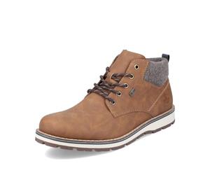 Rieker Uomo Stivaletti 38419, Uomini Stivaletti Allacciati,Idrorepellente,riekerTEX,Mezza Scarpa,Stivaletto con Lacci,Marrone (Braun / 24),47 EU / 12 UK