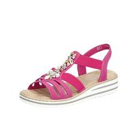 Rieker V0649, Sandali Donna, Rosa, 39 EU