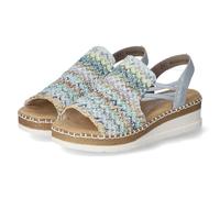 Rieker V1241, Sandali con Zeppa Donna, Multicolore, 41 EU