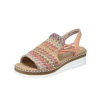 Rieker V1241, Sandali Donna, Multicolore, 40 EU