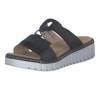 Rieker V1396, Ciabatte Donna, Blu, 42 EU