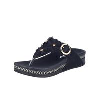 Rieker V1466 - Infradito da donna, nero, 41 EU