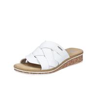 Rieker V3608, Ciabatte Donna, Bianco, 39 EU