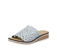 Rieker V3693, Ciabatte Donna, Blu, 38 EU