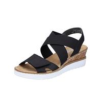 Rieker V38G8, Sandali Donna, Black 00, 40 EU