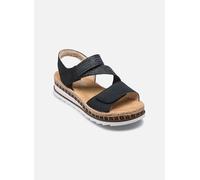 Rieker V7974, Sandali con Zeppa Donna, Blu, 42 EU