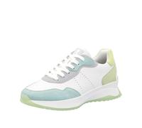 Rieker Sneaker bassa blu chiaro / verde chiaro / bianco, Taglia 42