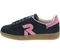 Rieker W2200-03 - Scarpe Basse con Lacci, in Pelle, da Donna, Colore: Nero, 15, 40 EU