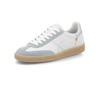 Rieker W2200, Sneaker Basse Donna, Bianco Colorato Combinato Blu Bianco Madreperla, 38 EU