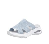 Rieker W3150, Slides Donna, Blu, 40 EU
