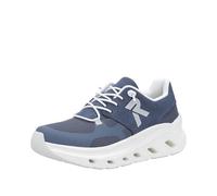 Rieker W3500, Sneaker Low Donna, Blu, 37 EU
