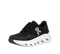 Rieker W3500, Sneaker Low Donna, Nero, 41 EU