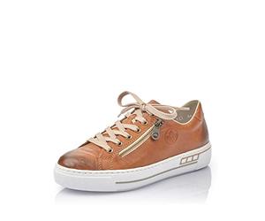 Rieker Women's Spring/Summer Slip On Trainers, Braun Cayenne Braun 24 24, 8 UK