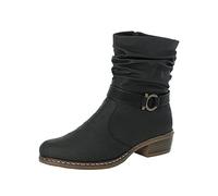 Rieker Y08R1 Donna Stivali alla moda, Nero, 36 EU