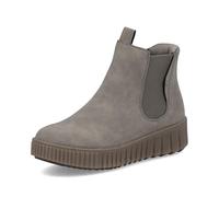Rieker Stivaletti da donna Y6150 – classici con inserti sciolti – Grigio 42, 40 EU