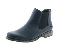 Rieker Z4994, Stivali Chelsea Donna, Blu (ozean/Schwarz 14), 39 EU