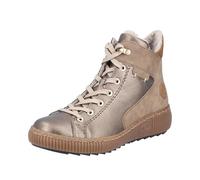 Rieker Z6614, Stivali Stringati Donna, Bronzo, 40 EU