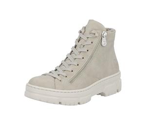 Rieker Z7410 - Stivali stringati, da donna, 37 EU, colore: Beige, beige., 37 EU