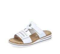 Rieker Ciabatte donna V0636, bianco 80., 41 EU Stretta