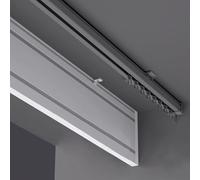 Riel Cortina Decorativo para Ventanas Caja Opaca sin Rieles Tablas de Cornisa de 10.5 14 CM Alto Panel de Cenefa para Balcón 3.5m de Largo.