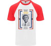 Rieletti Il Sindaco Goldie Wilson Maglietta Baseball S/S Da Uomo Film Anni '80