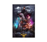 RIELLI Infamous Second Son Game 8 Poster su tela, decorazione da parete, per soggiorno, camera da letto, senza cornice: 30 x 45 cm