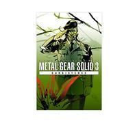 RIELLI Metal Gear Solid 3 Snake Eater Game 1 Poster su tela, decorazione camera da letto, decorazione per ufficio, decorazione per camera da letto, 30 x 45 cm